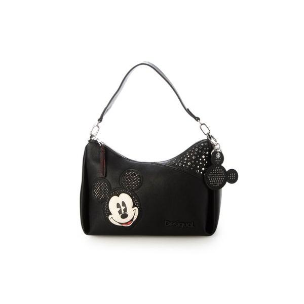 MICKEY STUDSTYLE BLACK MAYA PUハンドバッグ Desigual（デシグアル） Desigual MICKEY STUDSTYLE BLACK MAYA PU