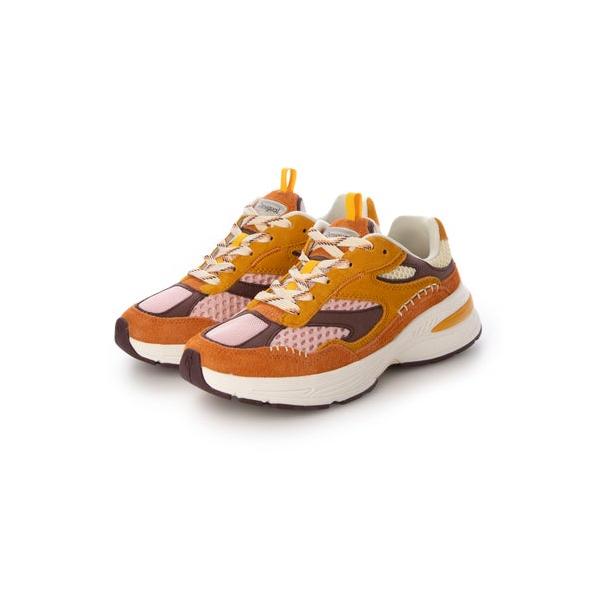デシグアル Desigual パッチワーク&amp;スプリットレザー ランナー スニーカー （マルチ）