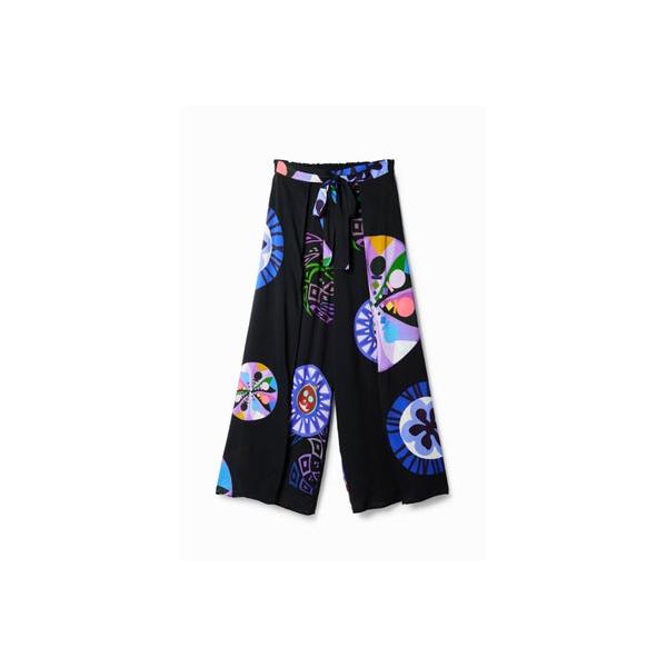 デシグアル Desigual M. Christian Lacroix スリットパンツ （グレー/ブラック）