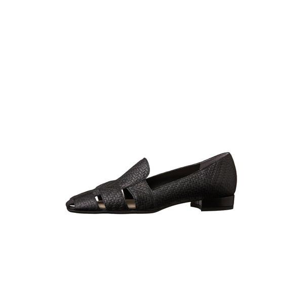 DIANA（ダイアナ） グルカデザインフラットシューズ （黒カタオシ