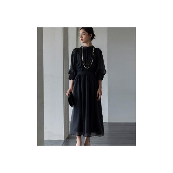 [Release date: December 29, 2024]【ブランド商品番号】dsn0046 -8 / 【ブランド名】DRESS+（ドレスプラス） / 【色】ブラック / 【素材】表地:ポリエステル100% 別布（チュール）:ポリエ...