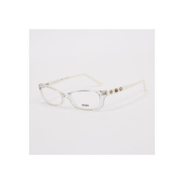 フェンディ FENDI メガネ 眼鏡 アイウェア レディース メンズ （クリア/ホワイト）