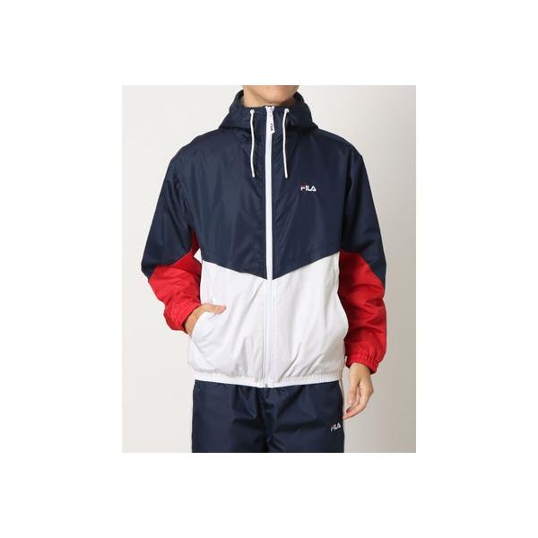 FILA（フィラ） メンズ ウインドジャケット メンズ裏トリコット起毛