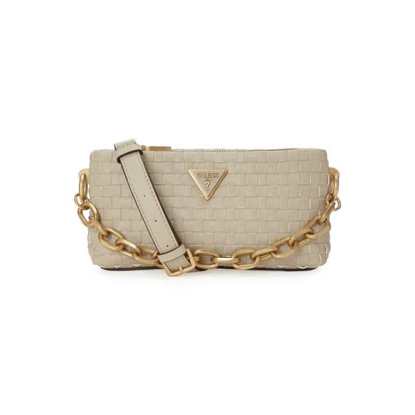 GUESS（ゲス） GUESS LISBET Mini Crossbody Top Zip （SAGE） クロス