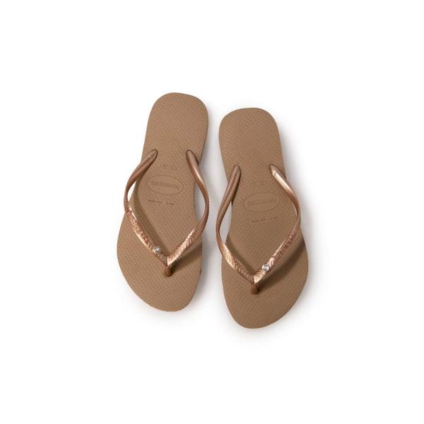 ハワイアナス Havaianas ビーチサンダル Slim-Crystal-Sw-II （Rose Gold）