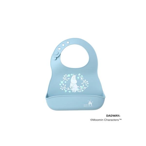 他サイト： ムーミンベビー MOOMIN BABY シリコーンビブ【返品不可商品】 （ムーミン／ライトブルー）の商品画像