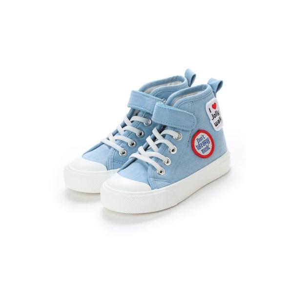 ジョリーウォーク Jolly Walk 子供用 キッズ スニーカー ハイカット キャンバスタイプ JW807 （BLUE）