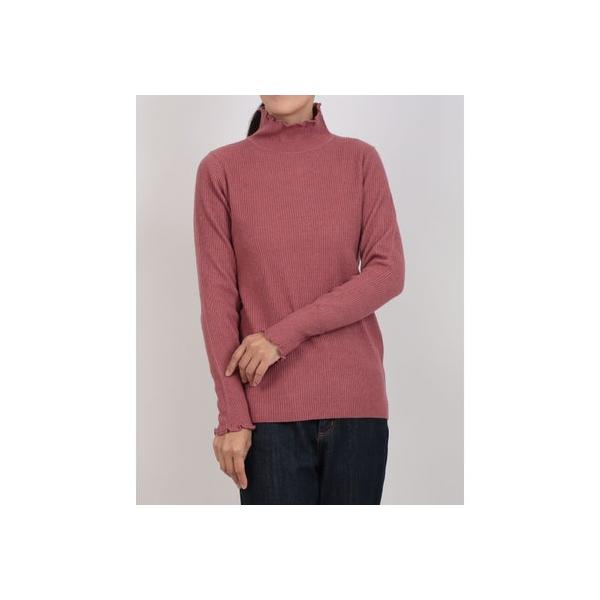 ジーンズメイト JEANS MATE リブハイネック プルオーバー C-FORT POINT