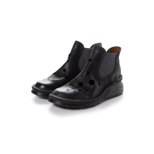 黒タタキSL/朱天黒 新品❗️CULT パンチング加工 レザーブーツ
