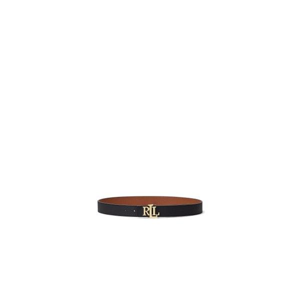 ローレン ラルフ LAUREN RALPH ロゴ リバーシブル ペブルド レザー