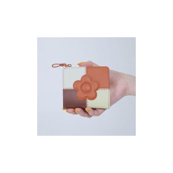 箱なし MARY QUANT 二つ折り財布 パッチワーク テラコッタ デイジー パッチワーク ウォレット（テラコッタ） | - Buyee, un servizio proxy