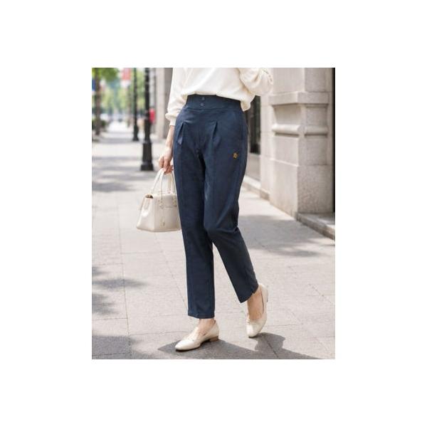 マリ クレール ビス marie claire bis UVさらりライトパンツ （ネイビー）