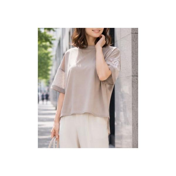 マリ クレール ビス marie claire bis UV シアープルオーバー （グレージュ）