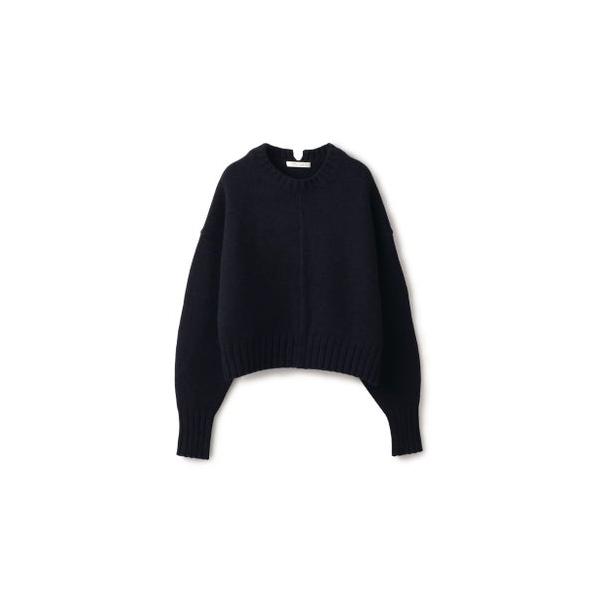 マカフィー ラムカシミヤクルーネックプルオーバー ネイビー 紺 ニットセーター マカフィー MACPHEEラムカシミヤ クルーネックプルオーバー （69