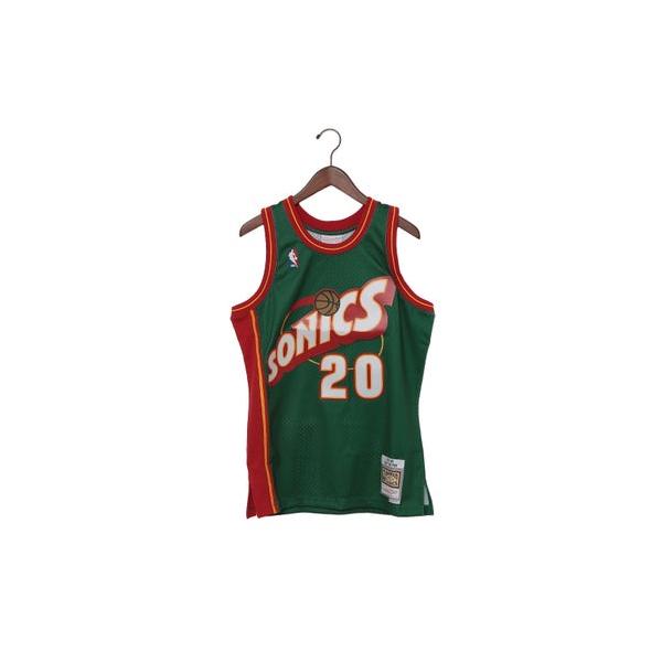 ミッチェルアンドネス mitchell &amp; ness スウィングマンジャージー シアトル スーパーソニックス 1995-96 ゲイリー・ペイトン ユニ