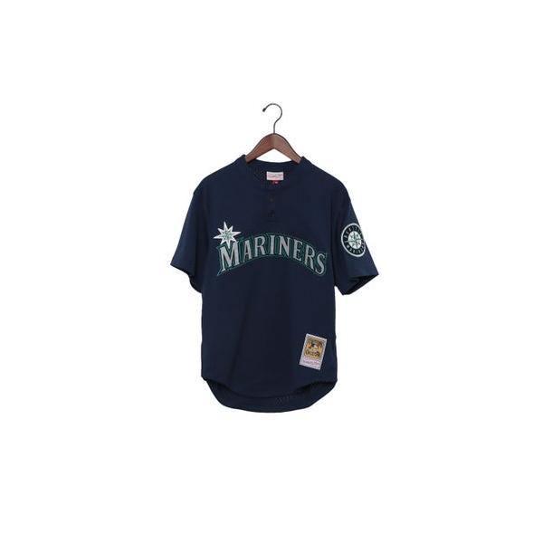 ミッチェルアンドネス mitchell &amp; ness ケングリフィージュニアシアトルマリナーズ1995プルオーバージャージー ユニフォーム （シアトル