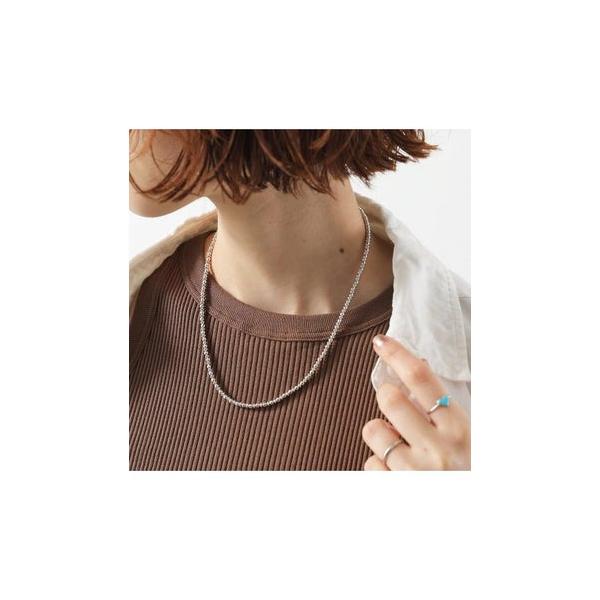 ハルポ HARPO HARPO ネックレス Boule Disc Necklace 18/3 45cm/18inch/3mm （シルバー）
