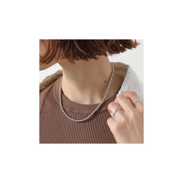 ハルポ HARPO HARPO ネックレス Boule Disc Necklace 16/3 40cm/16inch/3mm （シルバー）