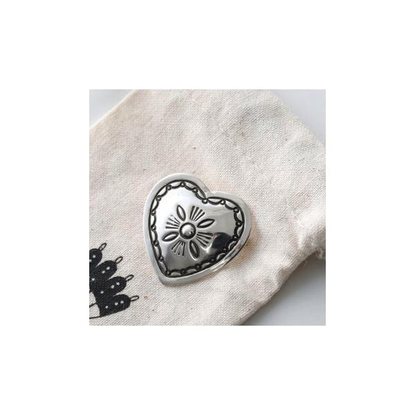 ハルポ HARPO HARPO ブローチ N1 BROOCH ハート インディアンジュエリー （シルバー）