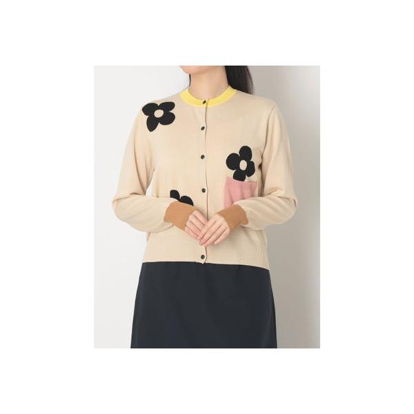 オーラ・カイリー Orla Kiely トリプルフラワー カーディガン （オフ