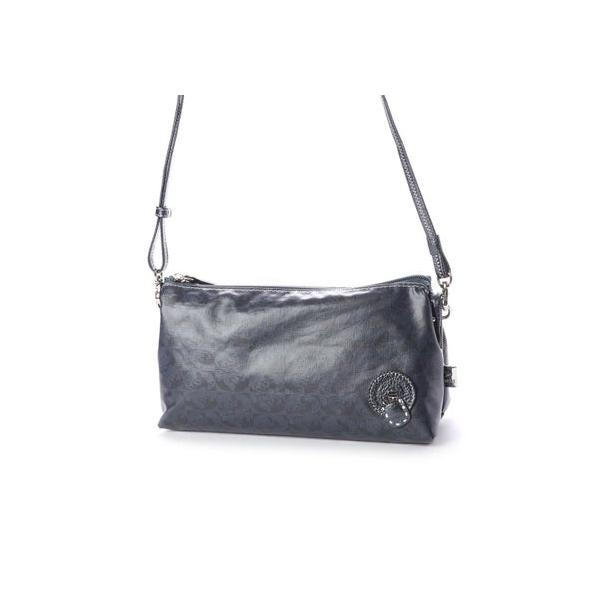 PELLE BORSA（ペレボルサ） 「アライブ」ショルダーバッグ （ネイビー