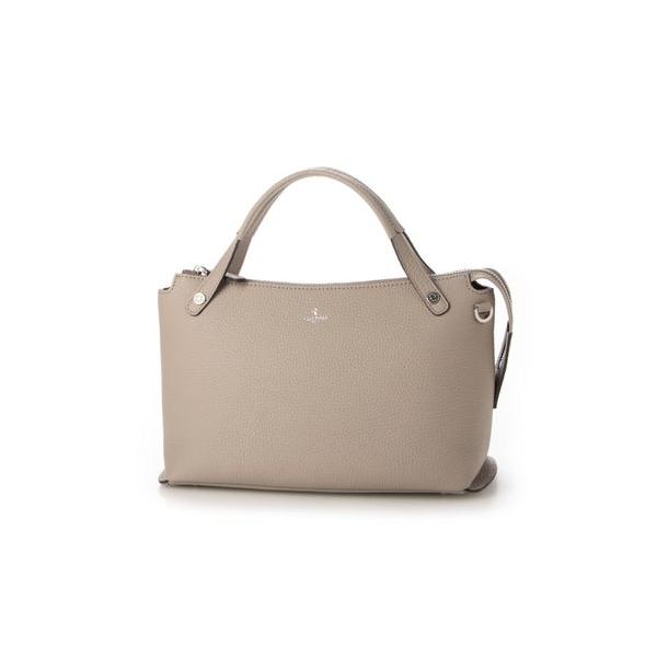 PELLE BORSA（ペレボルサ） 「レネット」2WAYバッグ （グレージュ