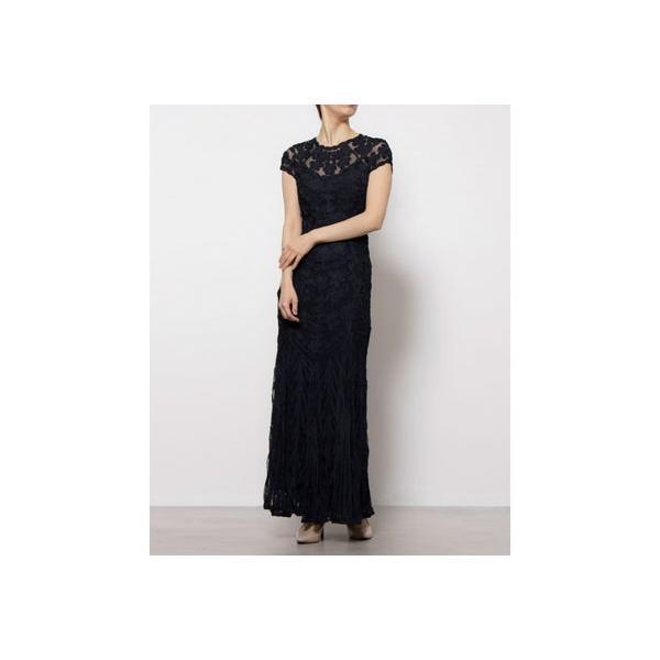 フェイズ エイト Phase Eight Luana Tapework Maxi Dress （Navy）