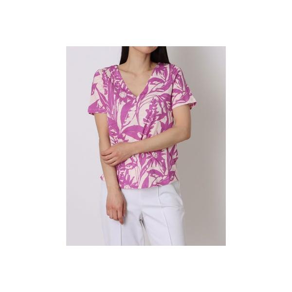 フェイズ エイト Phase Eight Alice V Neck Floral Print Top （Purple）