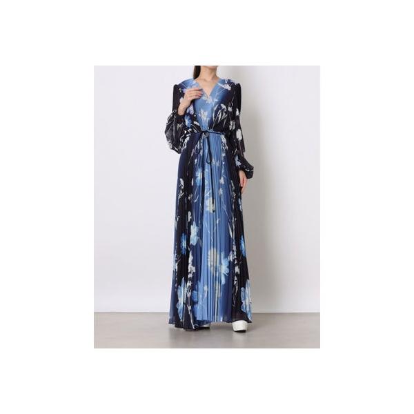 フェイズ エイト Phase Eight Annie Floral Ombre Print Maxi Dress （Blue）