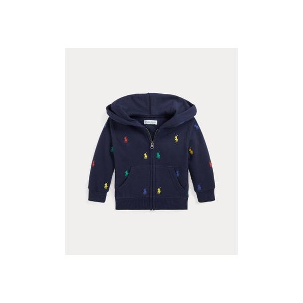 ポロ ラルフ ローレン POLO RALPH LAUREN (ベビー)Polo ポニー フリース フルジップ フーディ （410ネイビー）