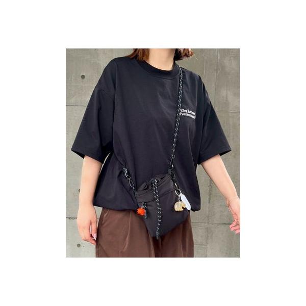 リネーム Rename  【mika ×DEVICE コラボ】3WAY キーホルダー付き パラコード 巾着バッグ ミニショルダーバッグ スマホショルダ