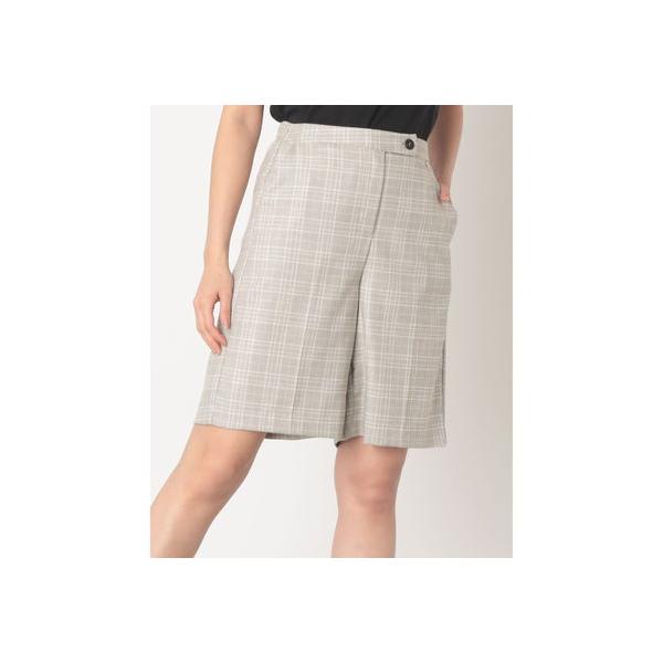 リナシメント RINASCIMENTO チェックハーフパンツ （var.Beige Chiaro）