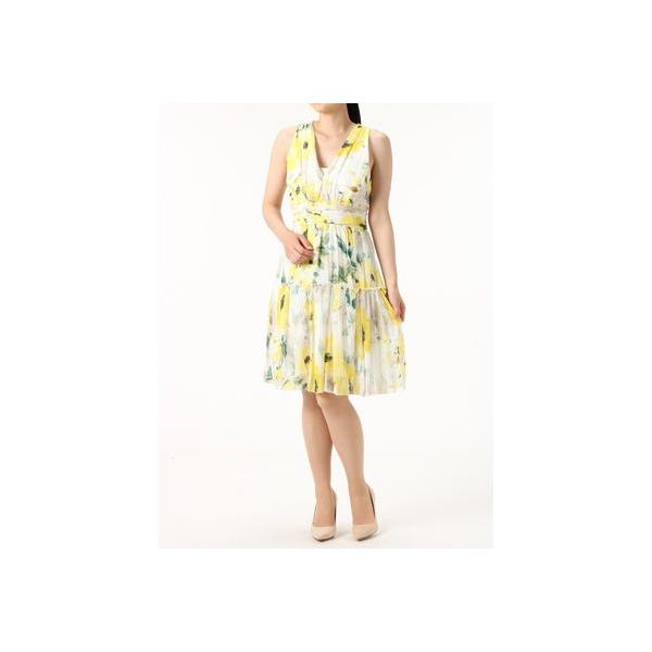 RINASCIMENTO リナシメント フラワージャガードワンピース ドレス