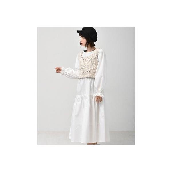 ワンピース ワンピース ビスチェ ホワイト Retrogirl 通販