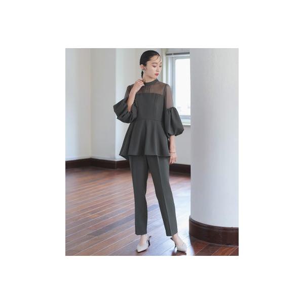 RUIRUE BOUTIQUE（ルイルエブティック） ボリュームスリーブペプラム