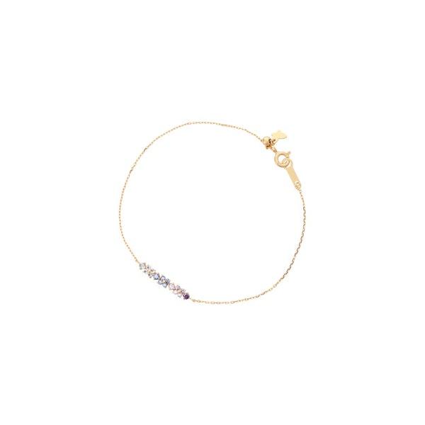 サマンサティアラ Samantha Tiara フラワーモチーフバンド ブレスレット (SILVER YGメッキ)