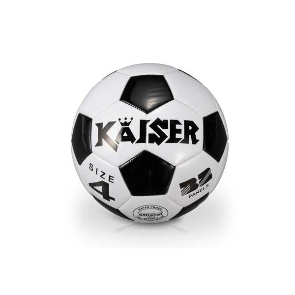 他サイト： カイザー Kaiser PVCサッカーボール 4号球/KW-140/サッカーボール 白 黒 4号球 サッカー 練習球 小学生 リフティング トレーニンの商品画像