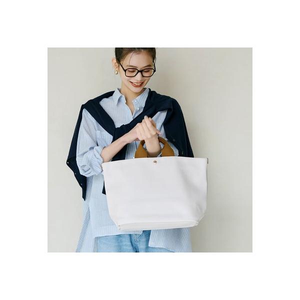 【美品】TOPKAPI スコッチグレイン A4 トート リュック クリーム locondo-shopping_to002aw08115