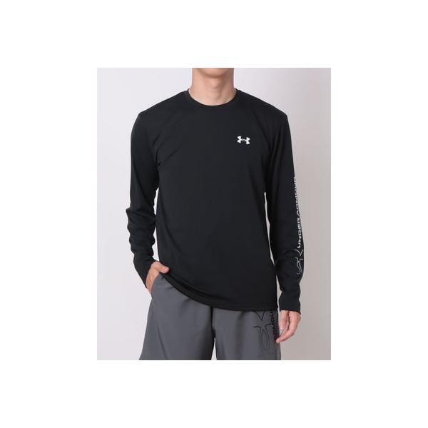アンダーアーマー UNDER ARMOUR メンズ 長袖機能Tシャツ UAテック ロゴ グラフィック ロングスリーブ Tシャツ 6010331 （Bl