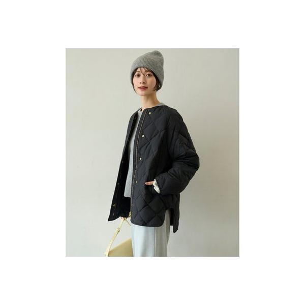 【今季】UNFILO TAION コラボ　キルティングブルゾン　ブラック　M UNFILO 【TAION×UNFILO】キルティングブルゾン （ブラック