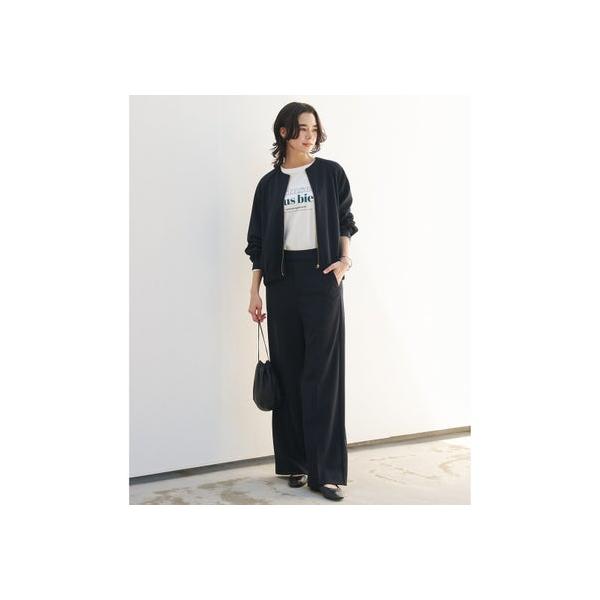 UNFILO 【15サイズ展開/ウエストゴム】BEAUTY MOVE ワイドストレート 