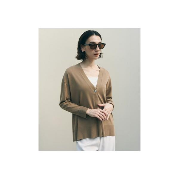 UNFILO L 【WEB限定カラー】イージーカーディガン （キャメル