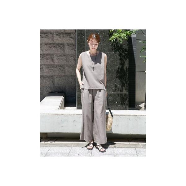 アイテムズ アーバンリサーチ ITEMS URBAN RESEARCH リネンライク