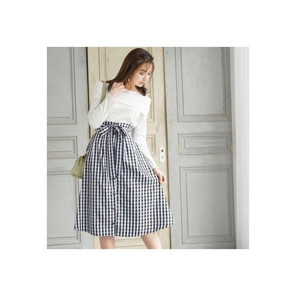 ワンピース カジュアルガーリー 量産型 10代 代 30代 ホワイト オフショル 夢展望 通販