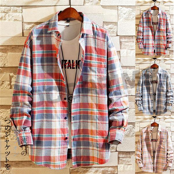 シャツ チェックシャツ メンズ 大きいサイズ ネルシャツ カジュアル ギンガムチェック アメカジ キレイめ やわらか 春服 春物 loco Loco Prime 通販 Yahoo ショッピング