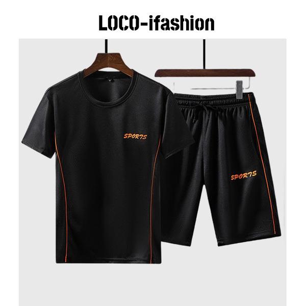 ジャージ セットアップ 上下セット スウェット メンズ スポーツウエア 吸汗速乾 通気性 ルームウエア 部屋着 大きいサイズ 冷感 涼しい 清涼素材 薄手 夏新作 locoa Loco Prime 通販 Yahoo ショッピング