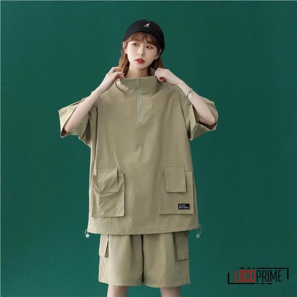 セットアップ スウェット ジャージ レディース 夏 大きいサイズ スポーツウェア 半袖 シャツ 半袖パーカー ショートパンツ 部屋着 大きいサイズ loco Loco Prime 通販 Yahoo ショッピング