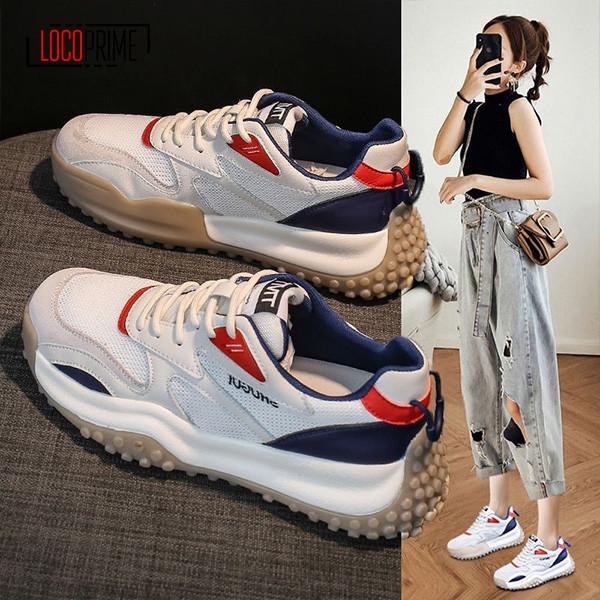 スニーカー レディース 幅広 3e カジュアルシューズ 軽量 厚底 歩きやすい 運動靴 スポーツ ランニングシューズ ウォーキングシューズ 通気 蒸れない ブランド loco Loco Prime 通販 Yahoo ショッピング