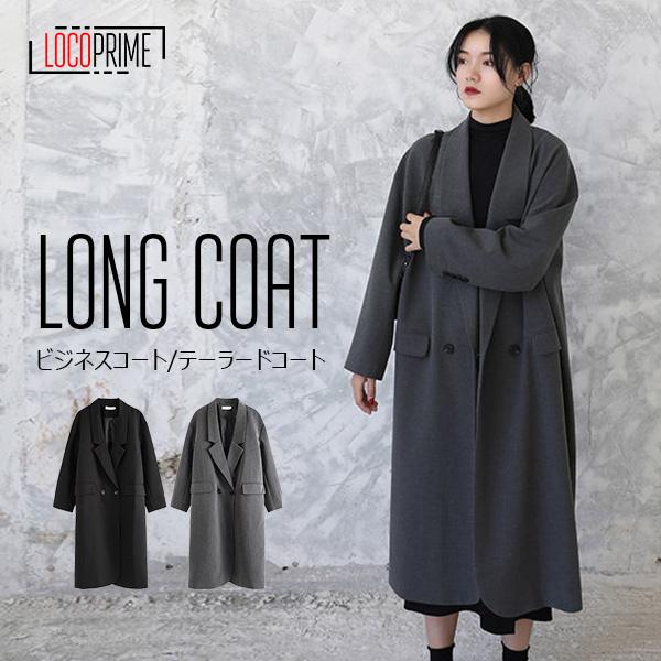 トレンチコート レディース チェスターコート ビジネスコート テーラード ロングコート スーツコート 30代40代50代 カジュアル 通勤 韓国 きれいめ 着痩せ locoa Loco Prime 通販 Yahoo ショッピング