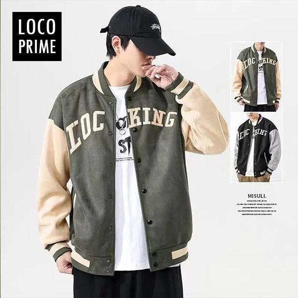 スタジャン 野球服 メンズ スタジアムジャンパー ジャケット ジャンパー ブルゾン カジュアル おしゃれ ストリート 大きいサイズ 代30代40代 お兄系 学生 Fushi2072 Loco Prime 通販 Yahoo ショッピング